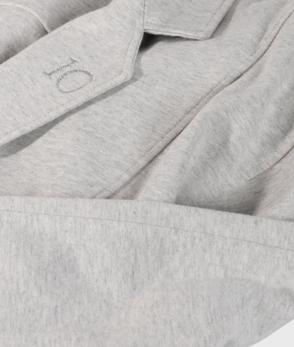 long blazer jersey | light grey melee