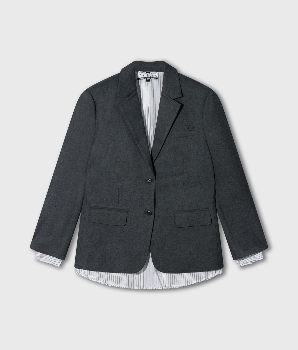 statement blazer met strepen | antra melee