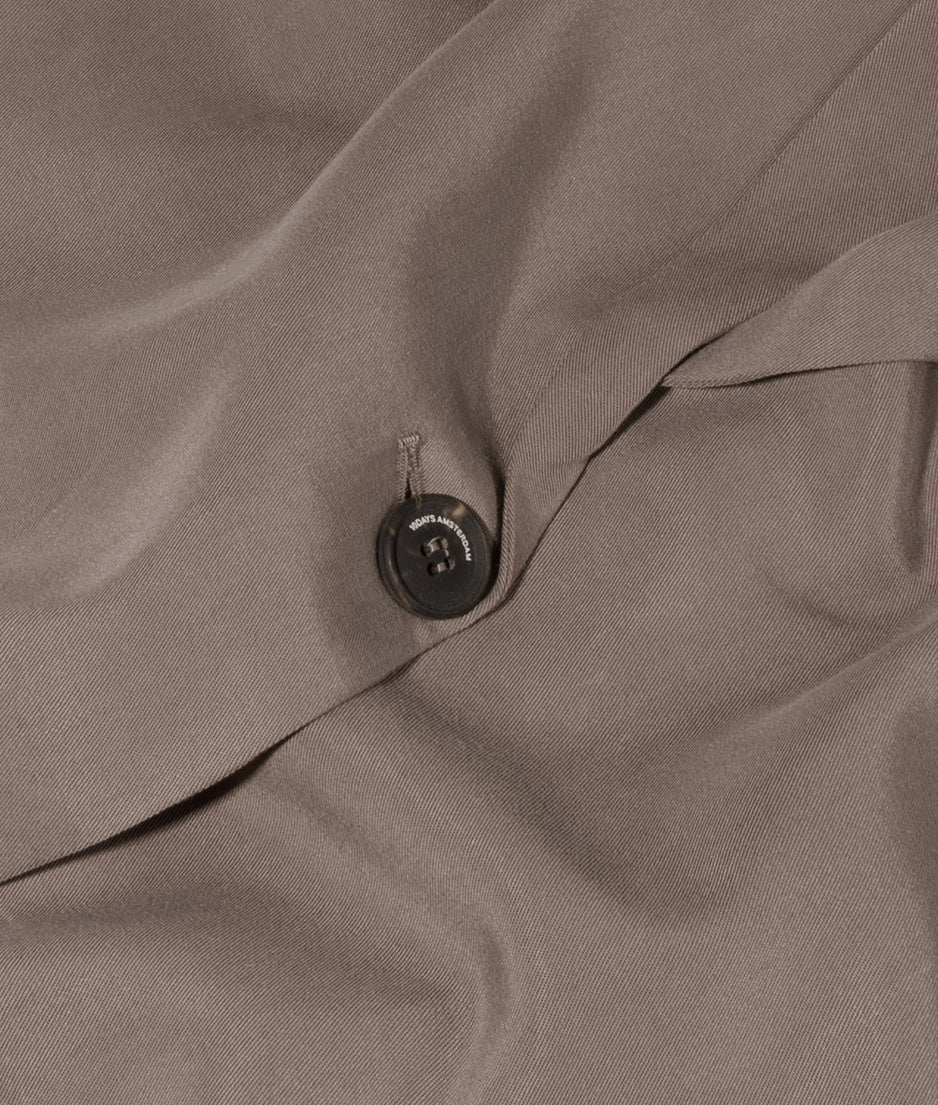 long flowy blazer lyocell | moonrock