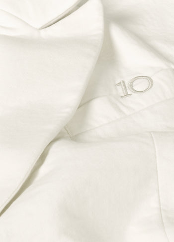 sleeveless blazer | pearl