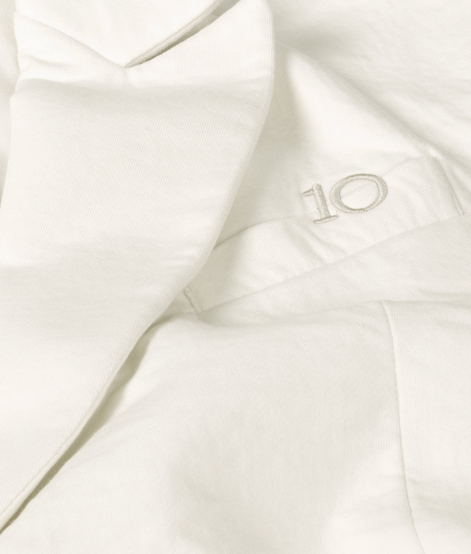 sleeveless blazer | pearl