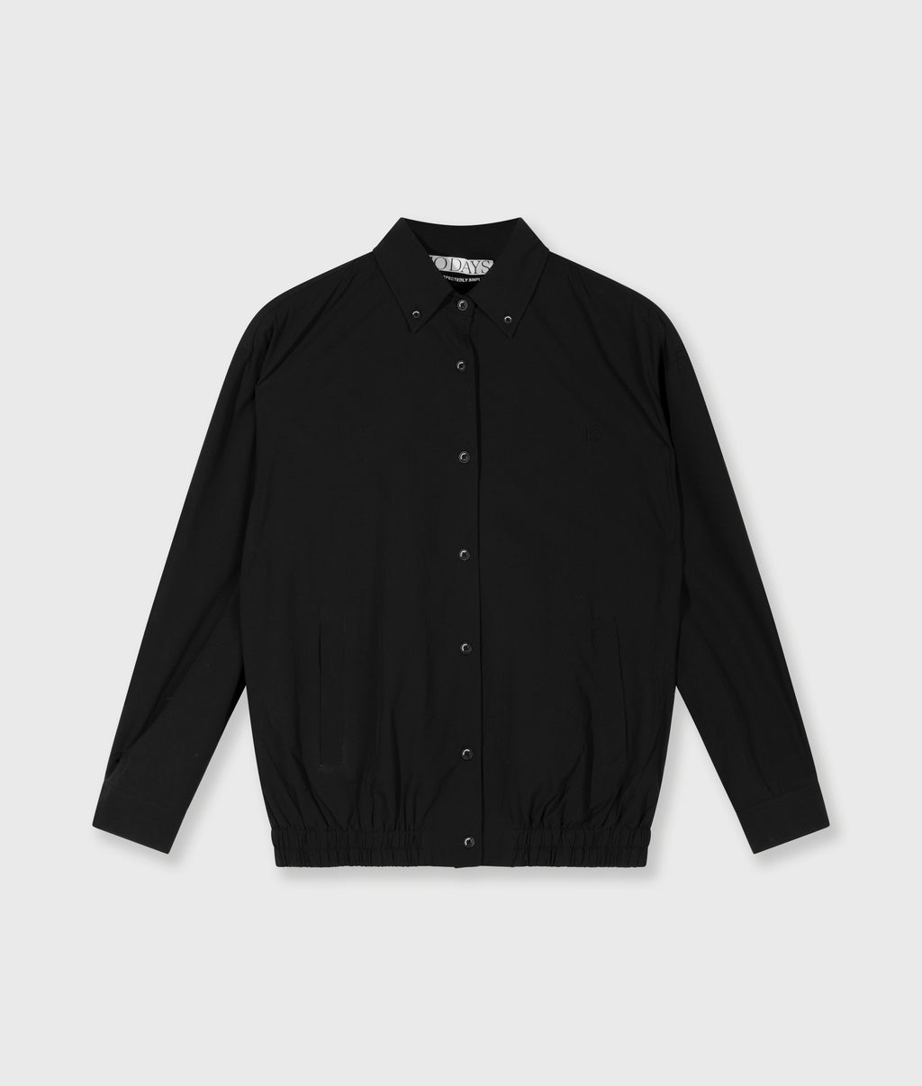 travel blouse jacket | black