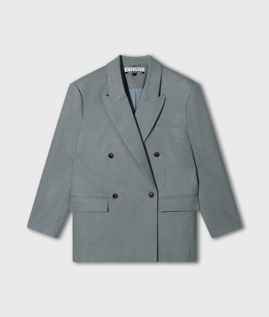 proud blazer | light grey melee
