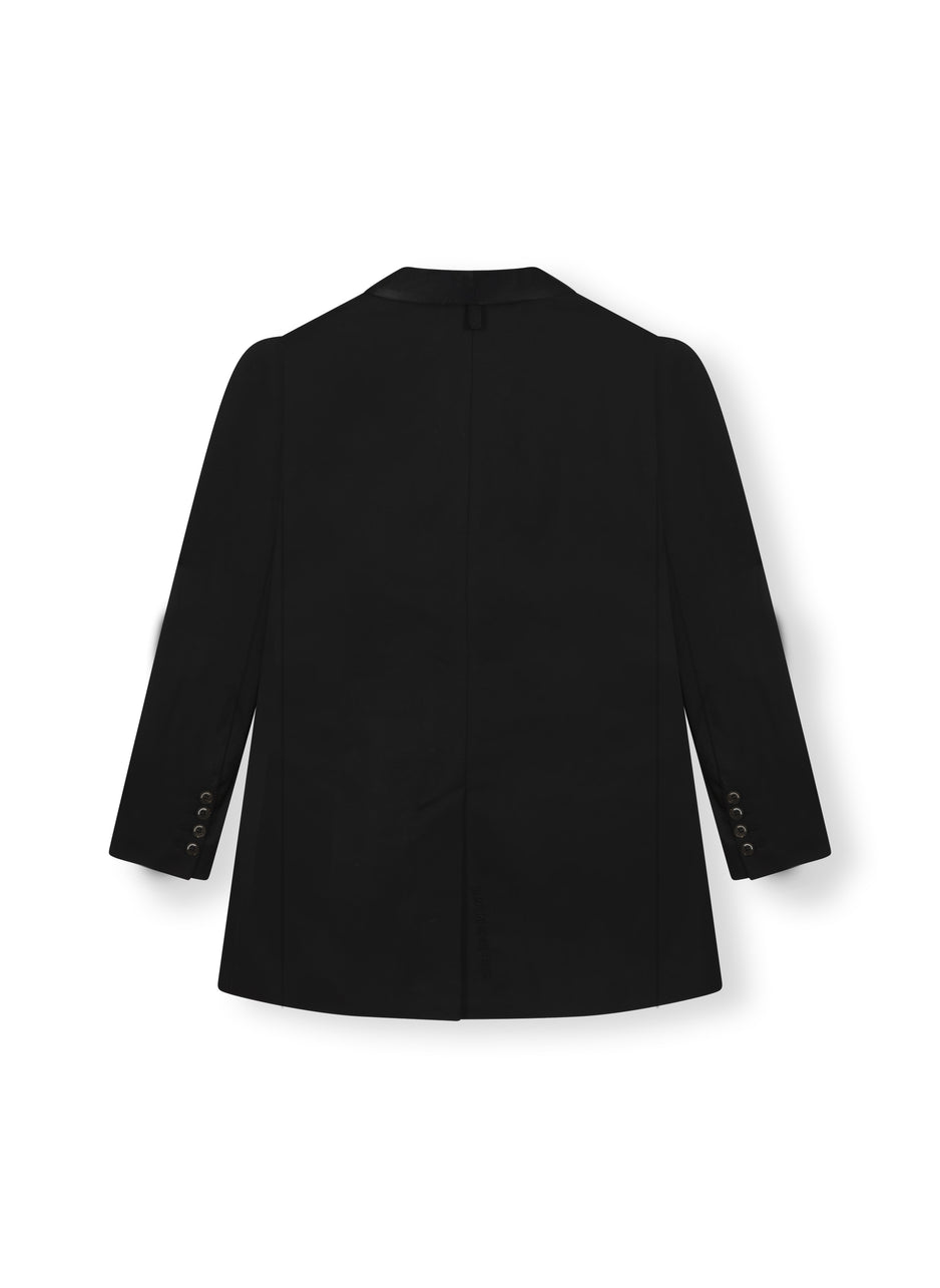 smoking blazer | black