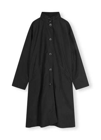 nylon coat 10 | black
