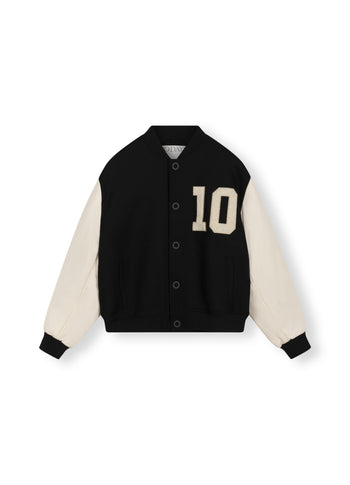 baseball jacket | black