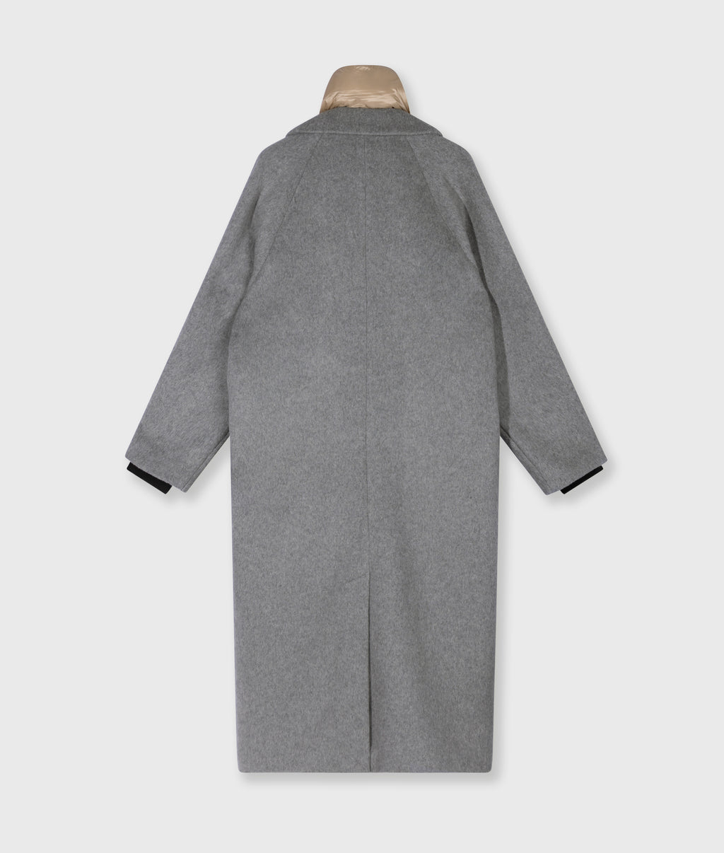 Wollmantel The Chic | grey melee