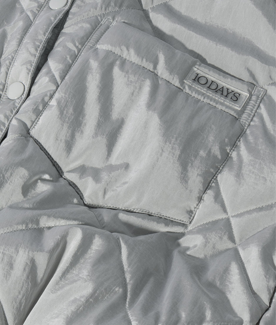 padded jacket | light graphite