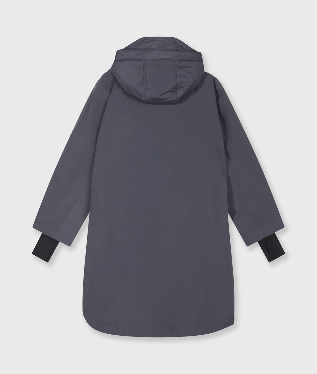 the cool coat | steel blue