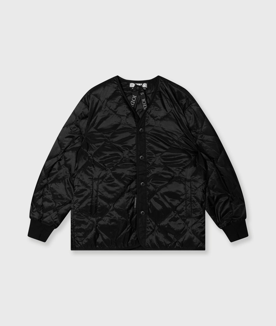 light padded jacket | black