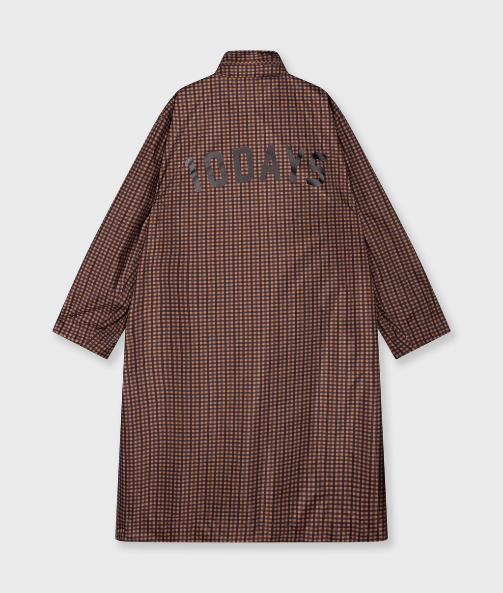 the wetlook coat | light fudge