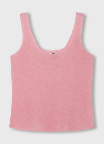 knit top | bright raspberry