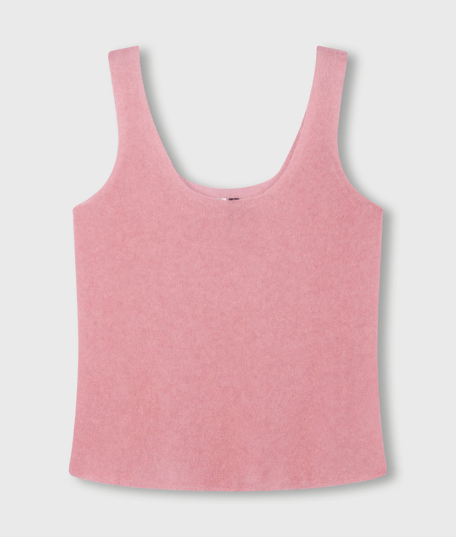 knit top | bright raspberry