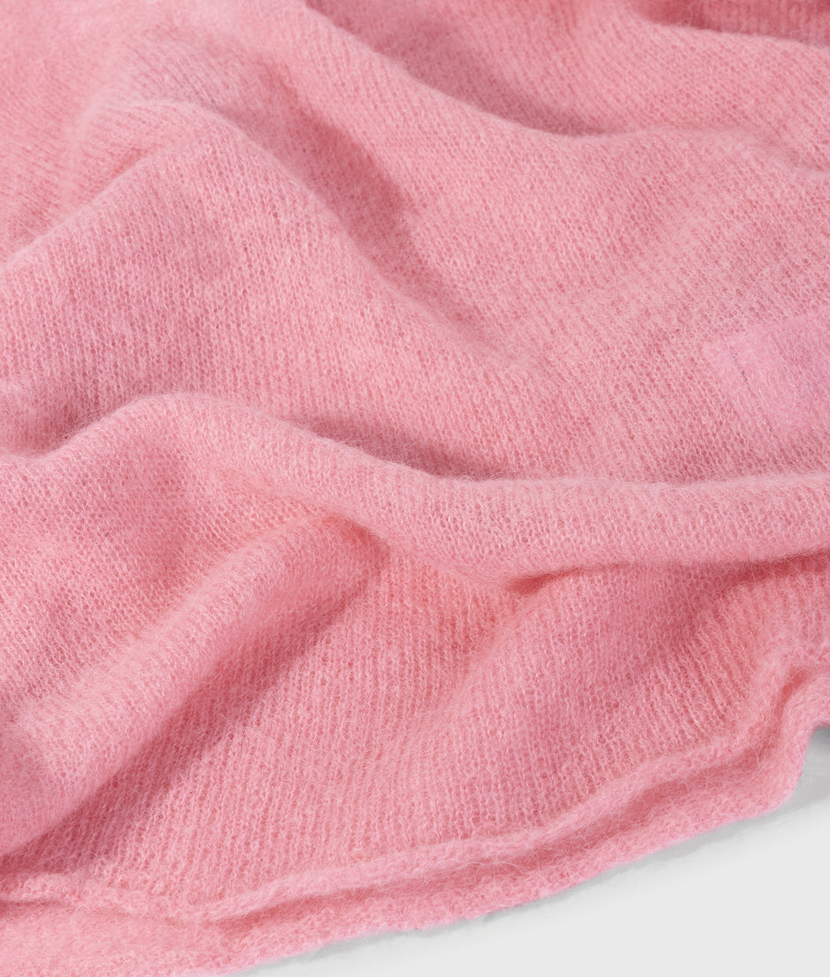 knit top | bright raspberry
