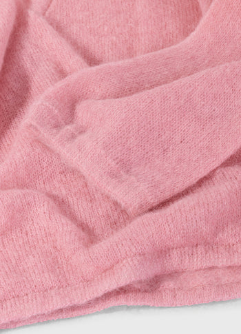 dance knit sweater | bright raspberry