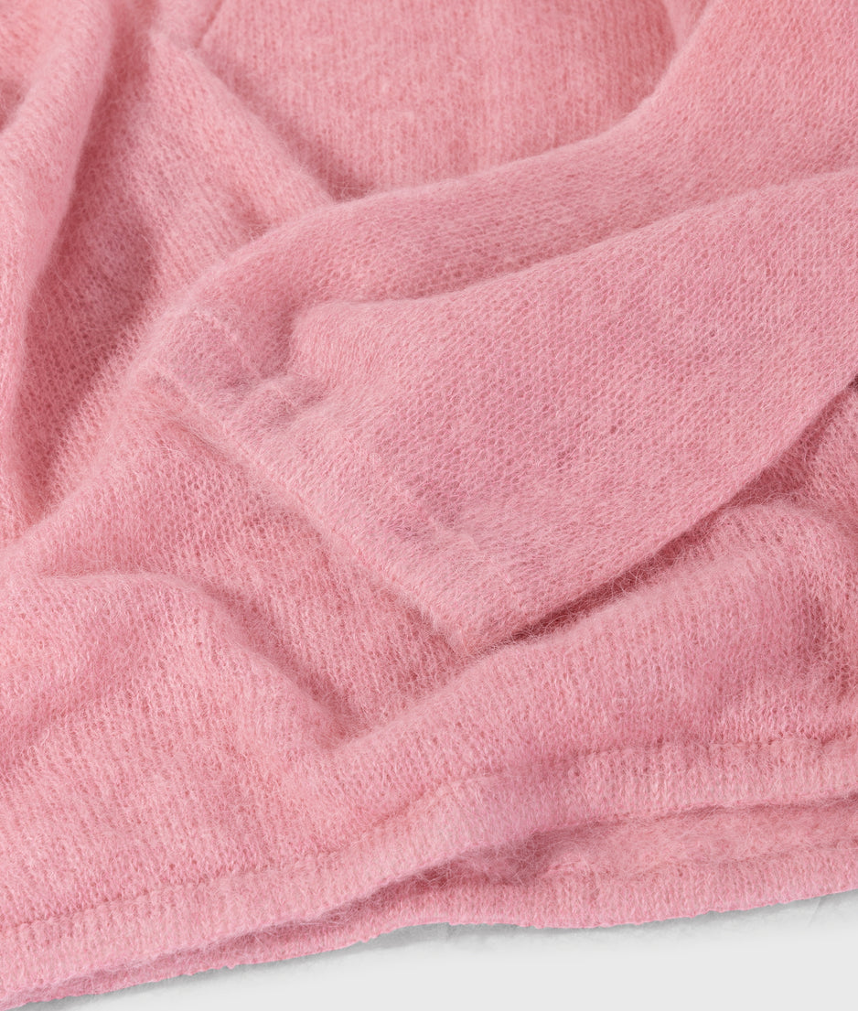dance knit sweater | bright raspberry