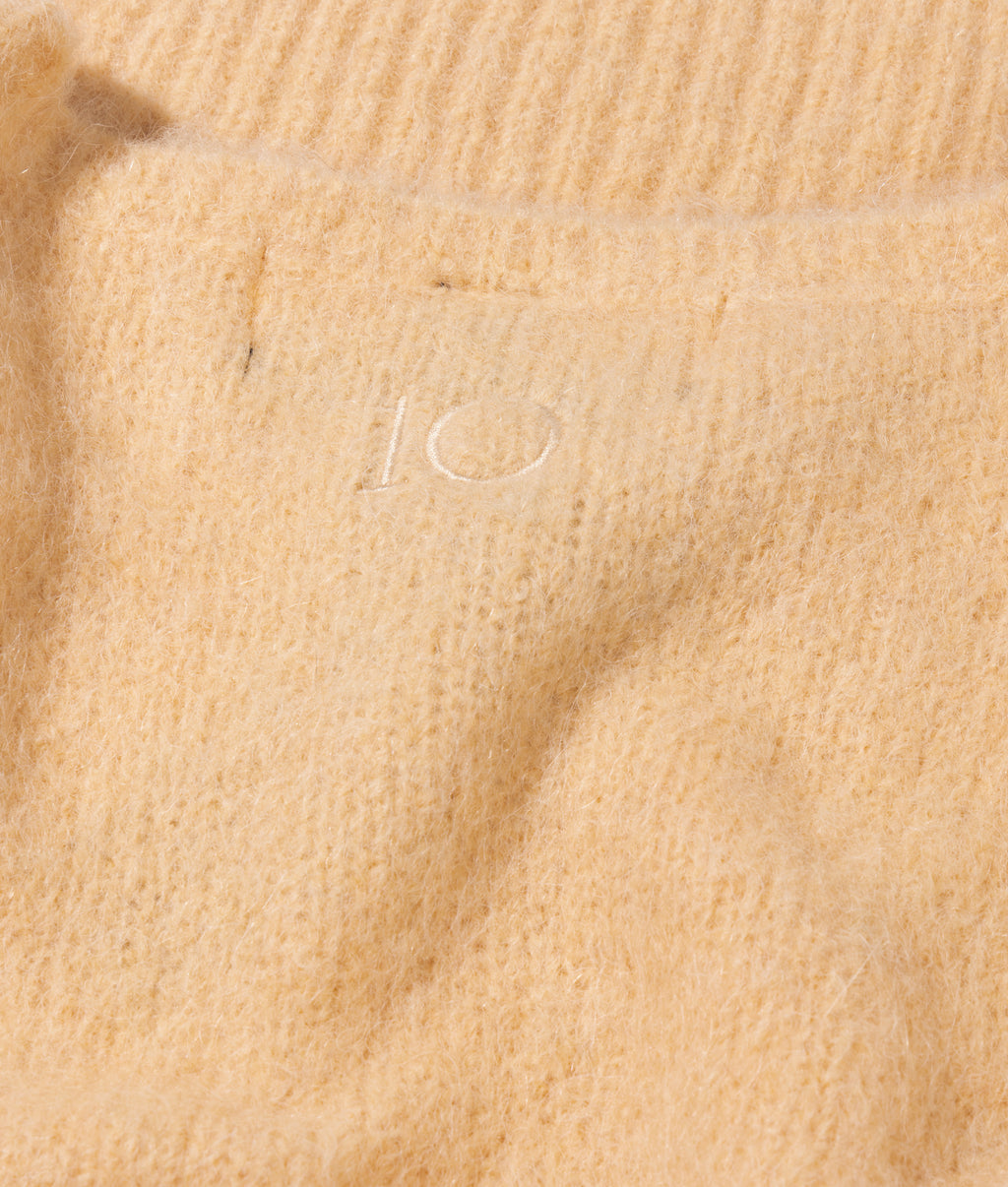 puff sleeve knit sweater | pastel mango