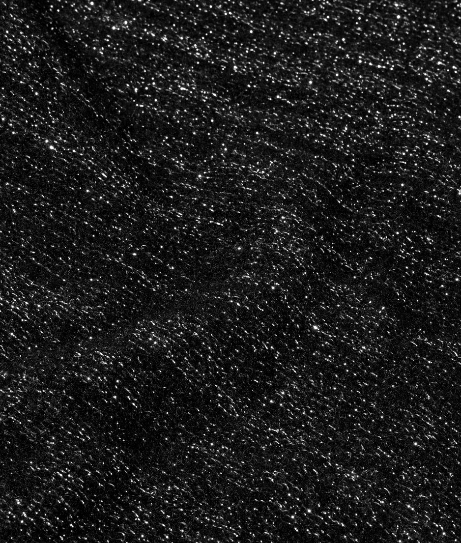 knit sweater sparkle | black
