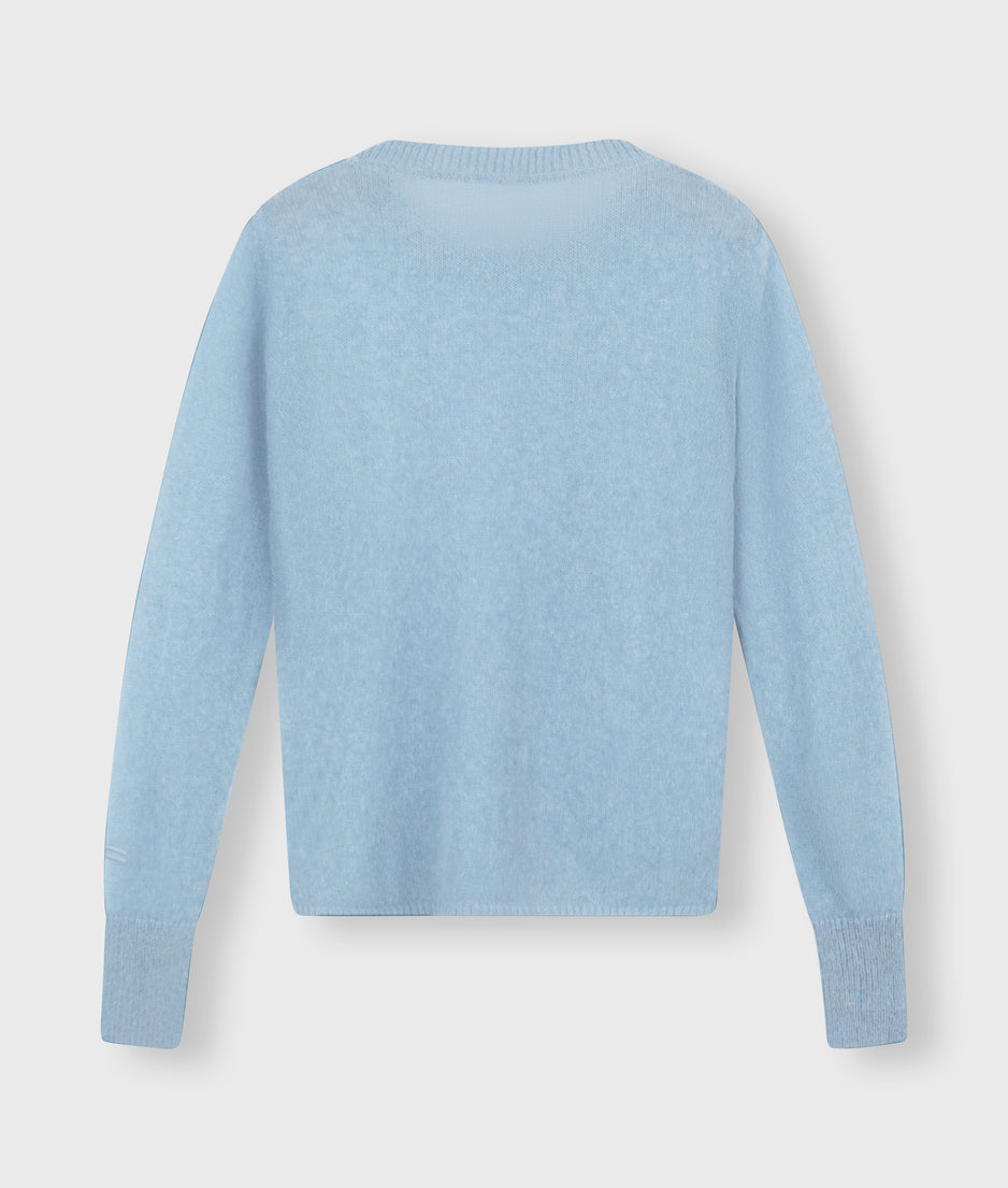 tee thin knit | ice blue