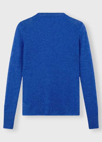 tee thin knit | electric blue