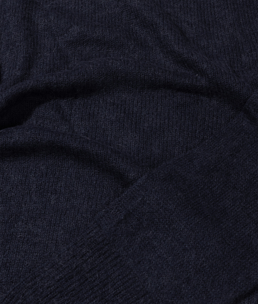 slim thin knit sweater | night sky