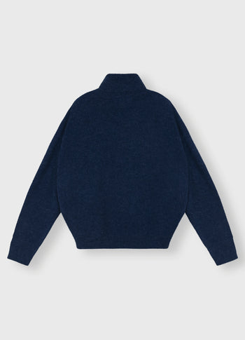turtleneck sweater knit | electric blue
