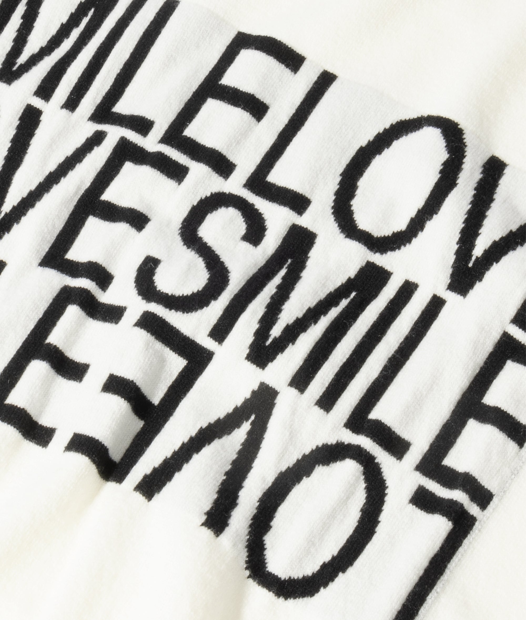 smile love knit sweater | ecru | 10DAYS | Official Online Store