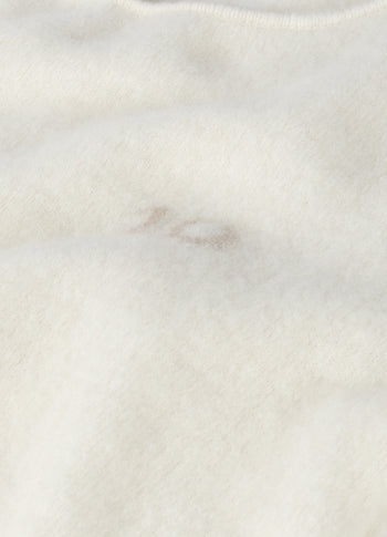 knit sweater | ecru