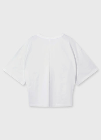 short sleeve tee smock | ecru