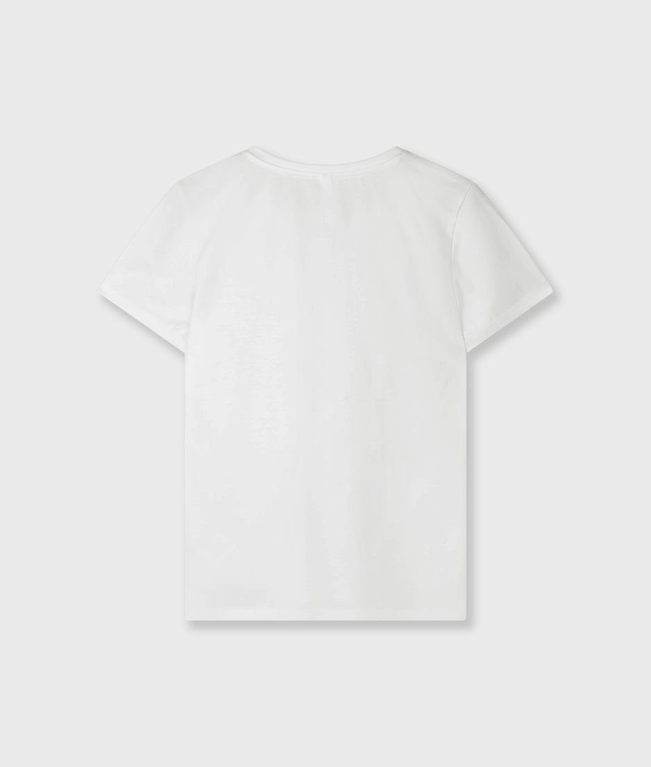 slim short sleeve tee | ecru