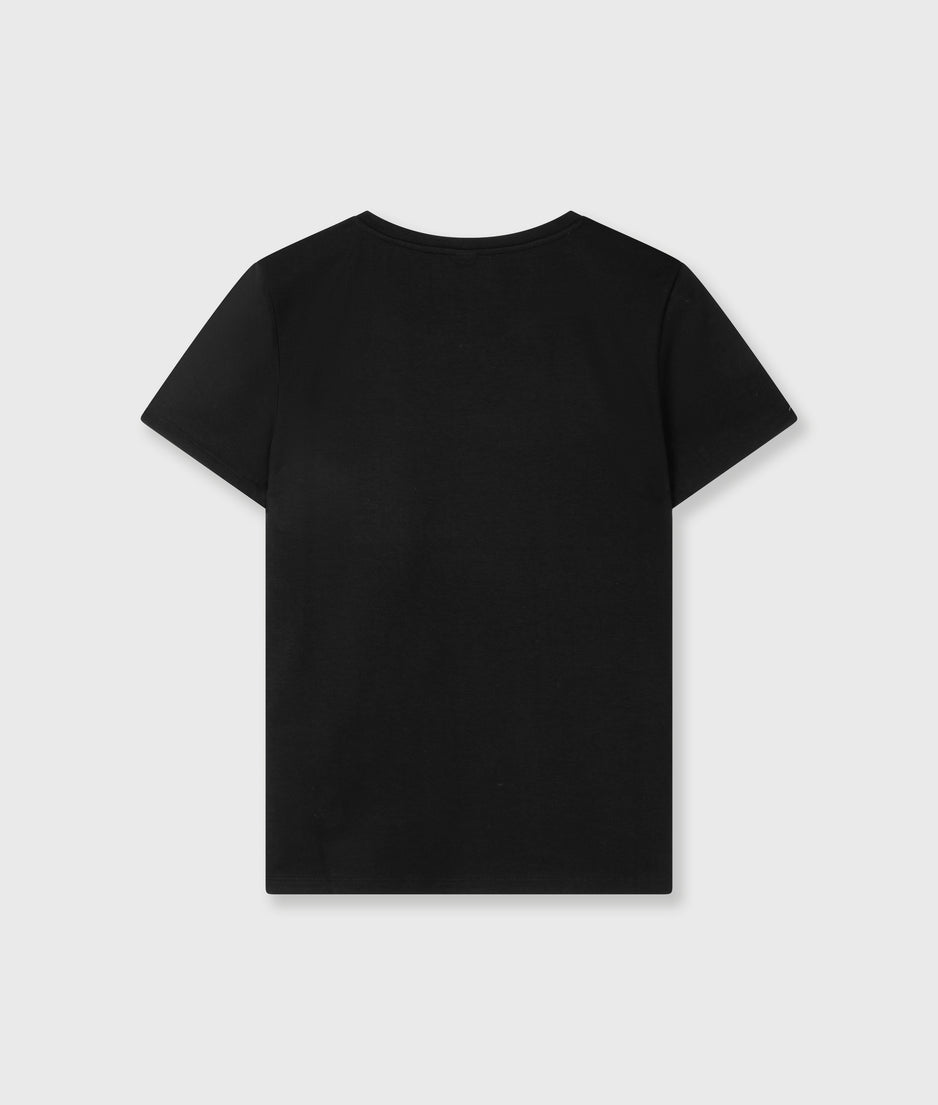 slim short sleeve tee | black