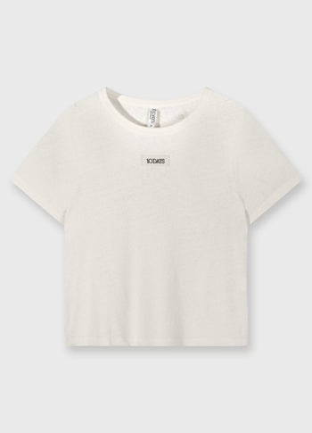 petite tee linen | ecru