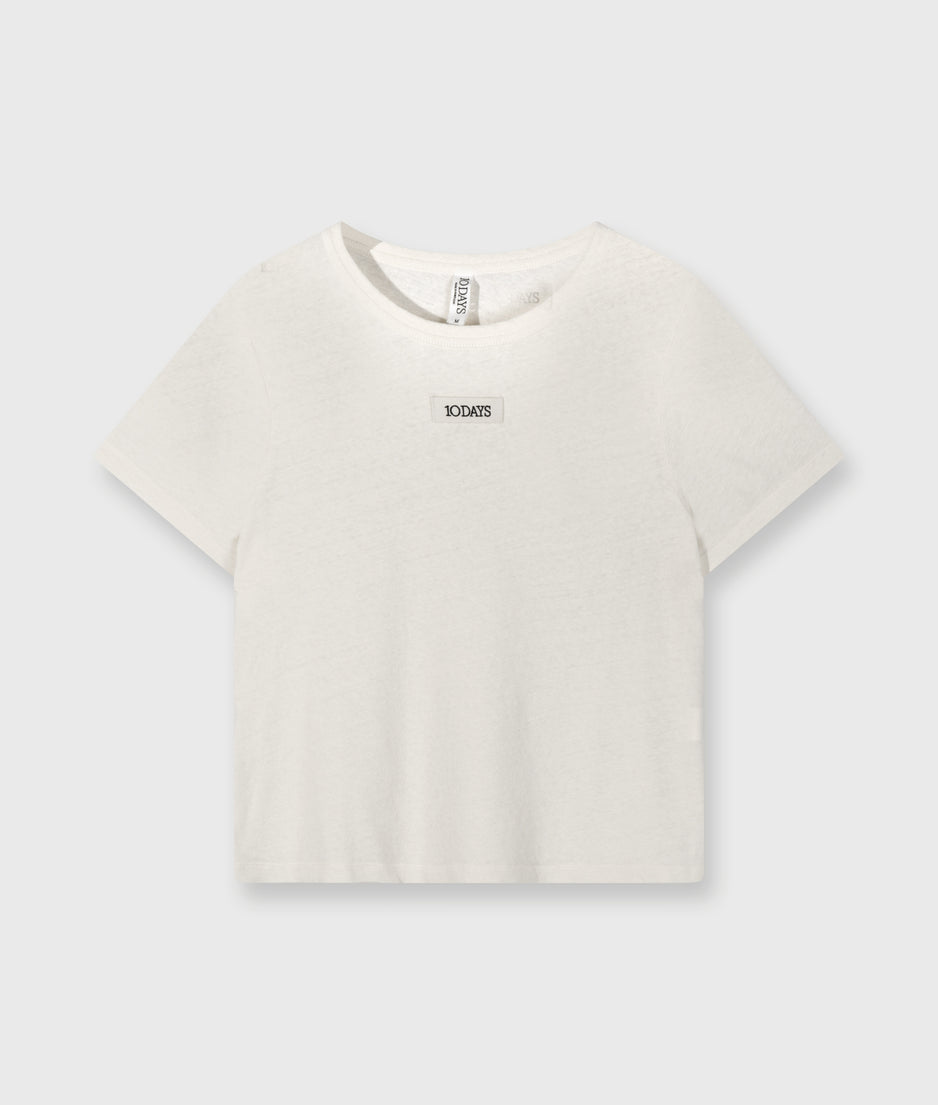 petite tee linen | ecru