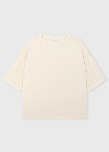 blouse tee | light natural