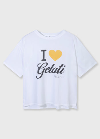 gelati tee | white
