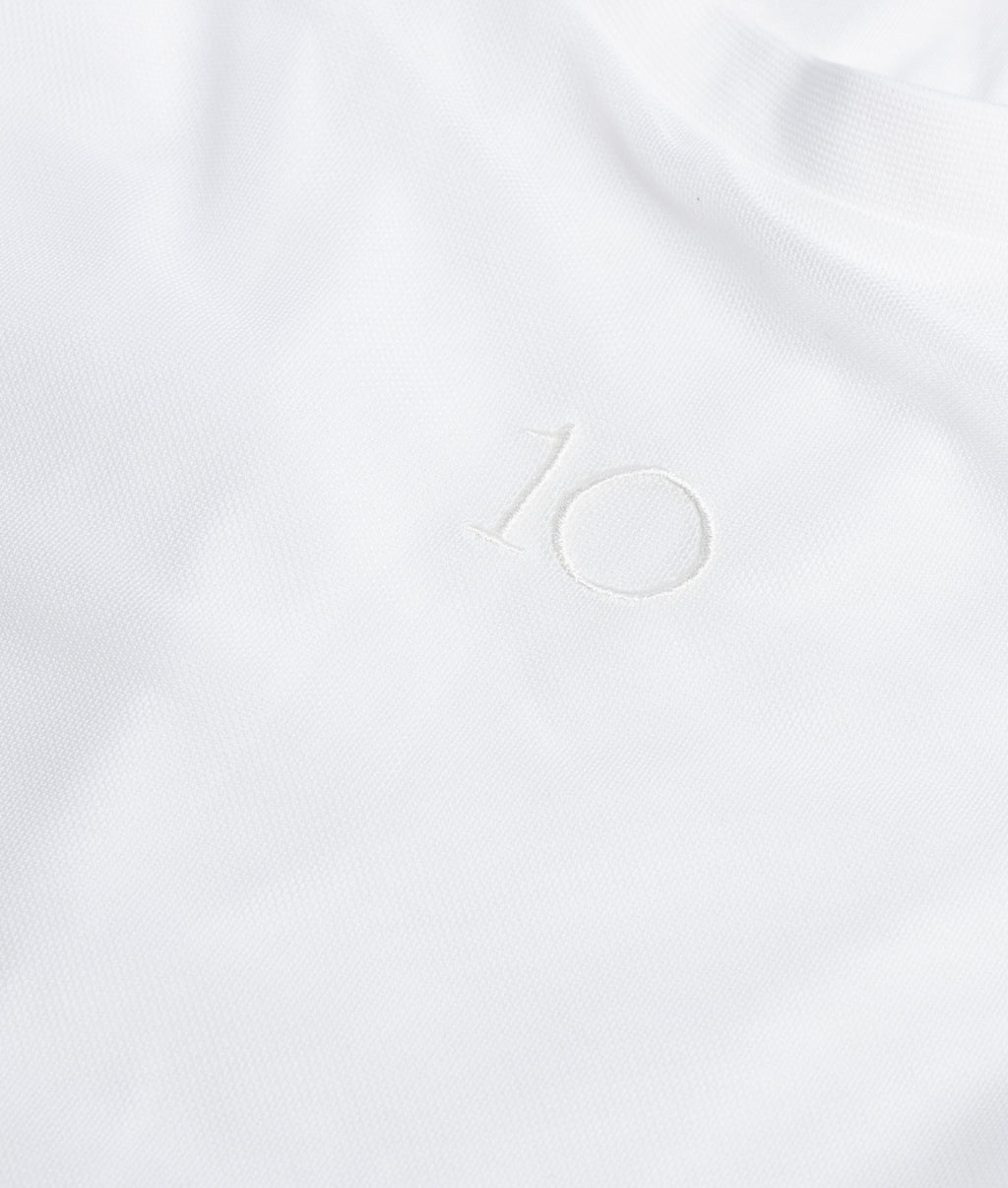 mesh balloon tee | ecru