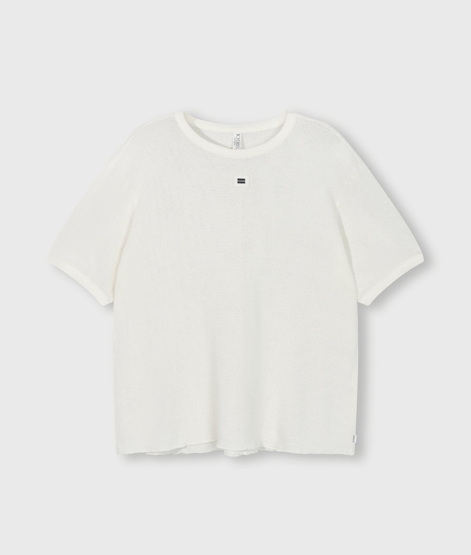 tee mesh | ecru