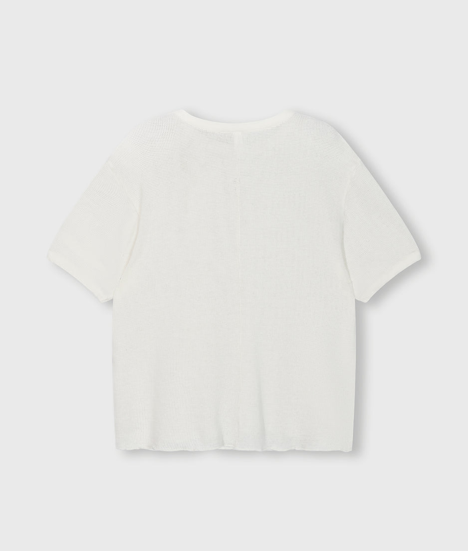 tee mesh | ecru