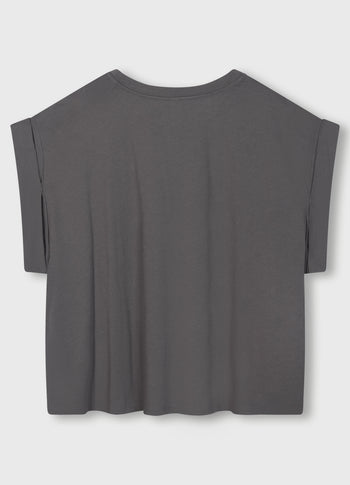 wide tee | oil