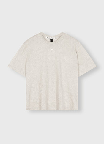 shortsleeve tee medal | soft white melee