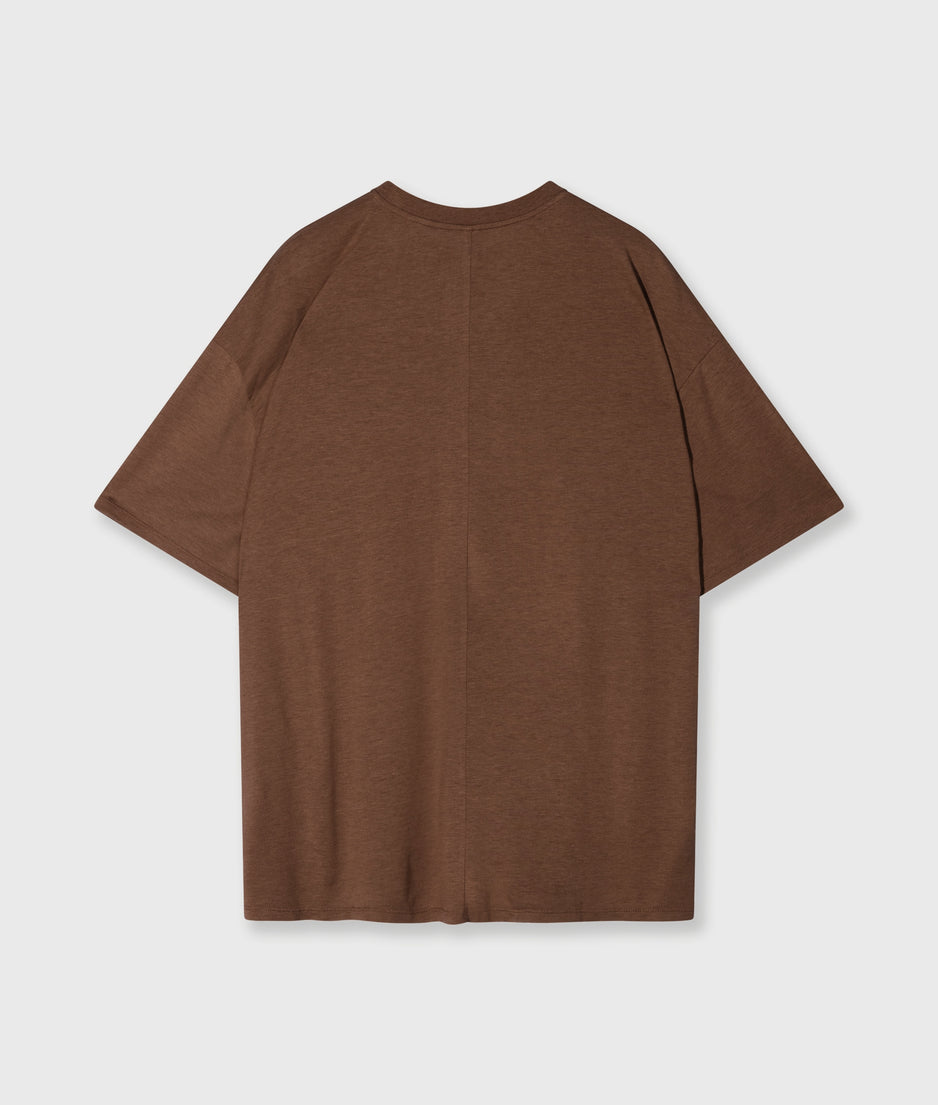 oversized tee jersey | truffle