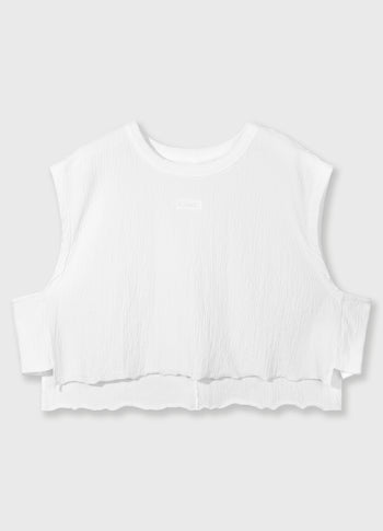 round neck tee | ecru