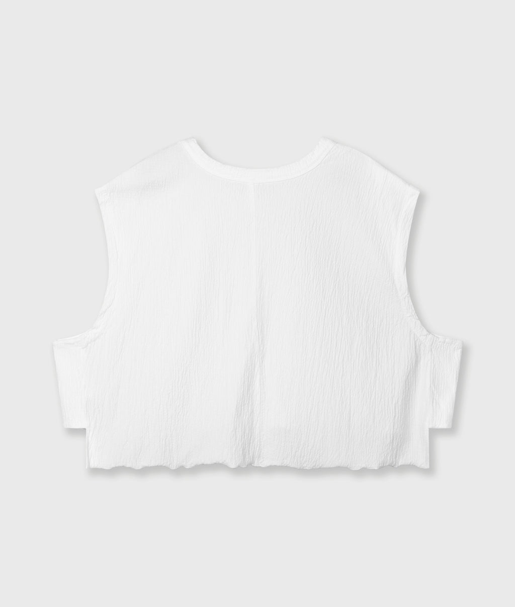 round neck tee | ecru
