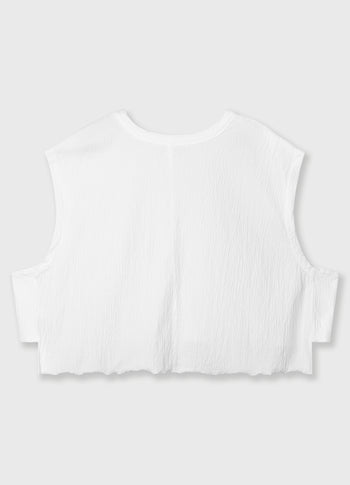 round neck tee | ecru