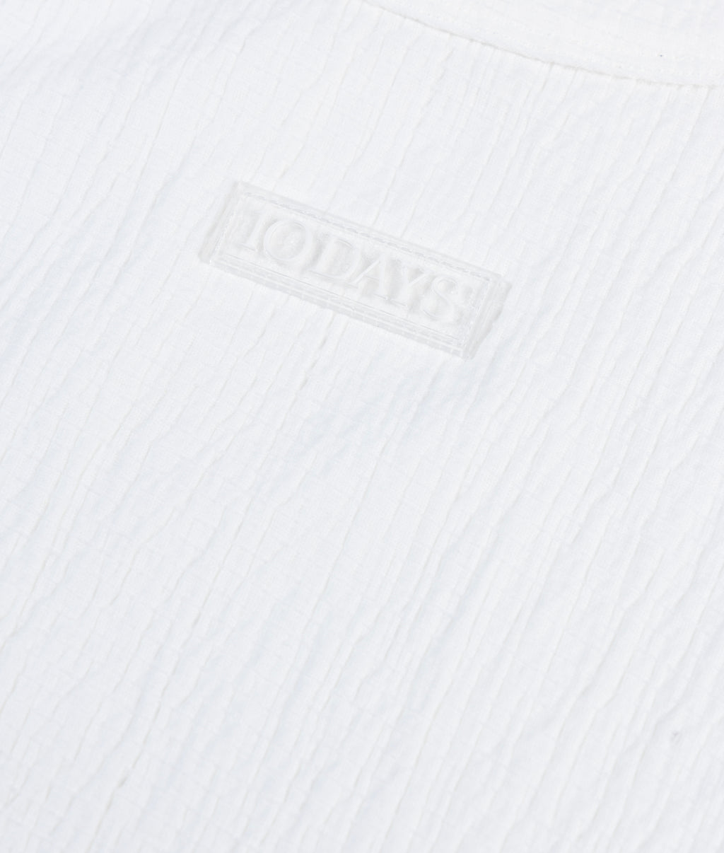 round neck tee | ecru