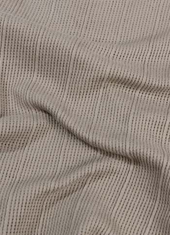 v-neck mesh top | fog