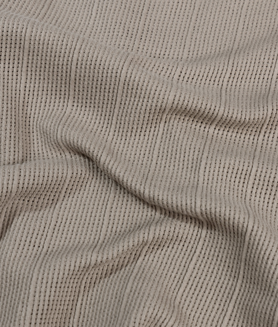 v-neck mesh top | fog