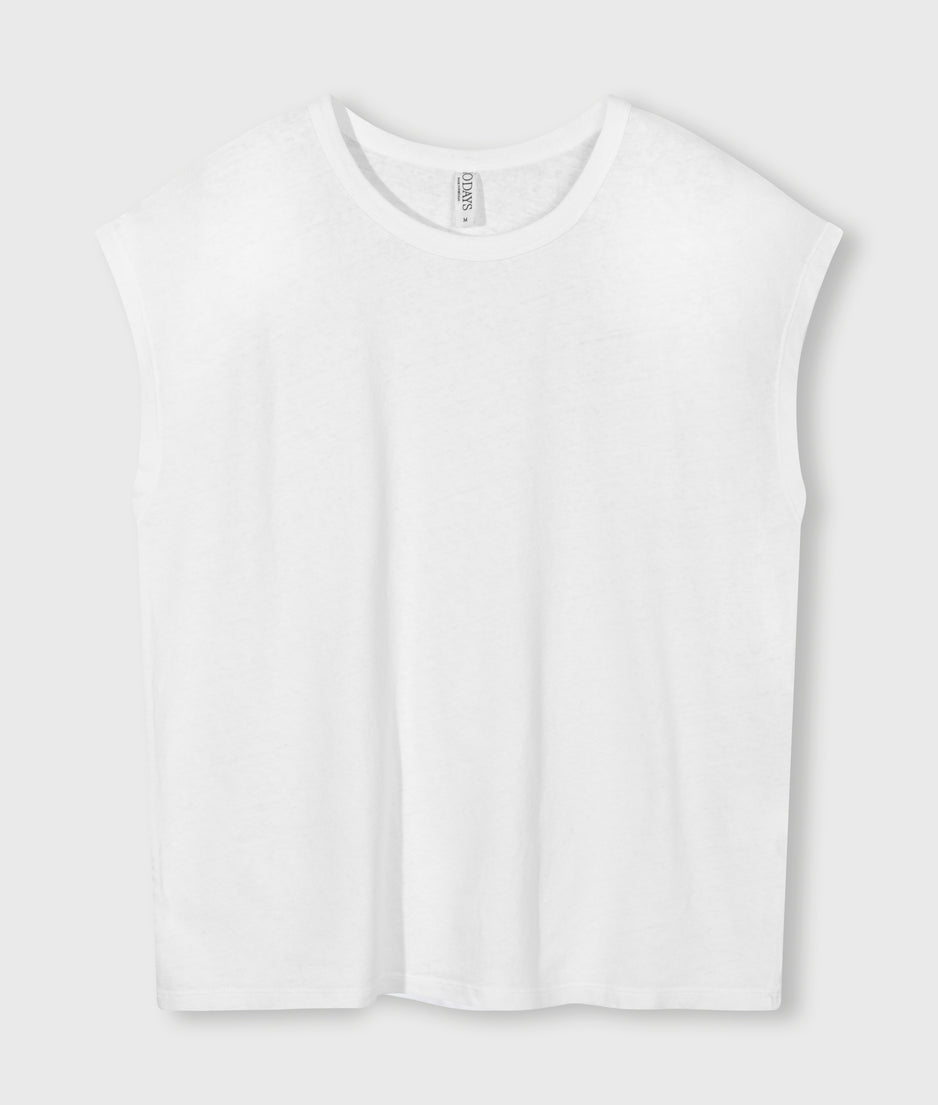 tee linen | white