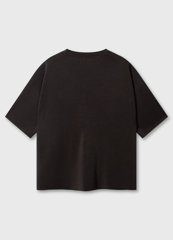 soft scuba tee | chocolate