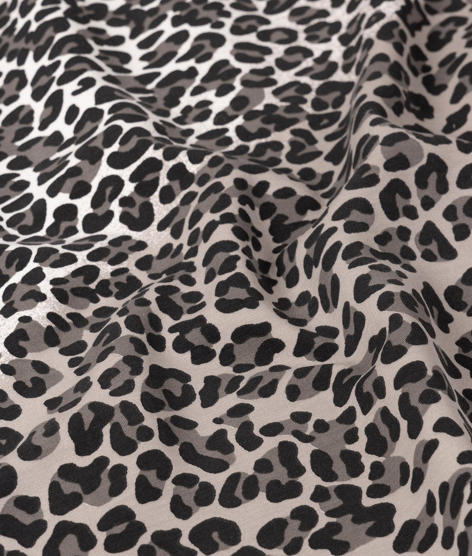 soft scuba tee leopard | ecru